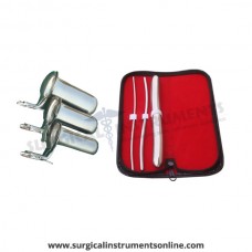 Hegar uterine dilator 3 pieces set,3-4, 5-6, 17-18, collin 3pcs